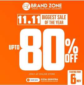 Brand Zone clothing store 11.11 Biggest Sale