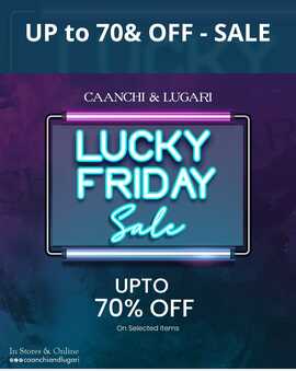 Caanchi & Lugari Lucky Friday Sale 2023