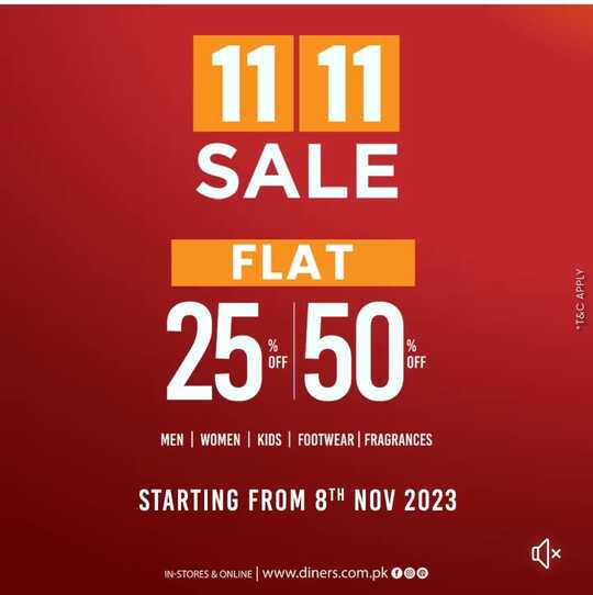 Diners clothing 11.11 Sale