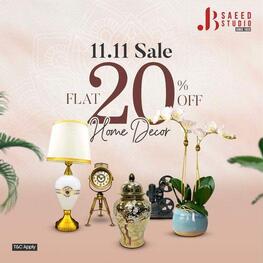 JB Saeed Studio Home Decor 11.11 Sale. 2023