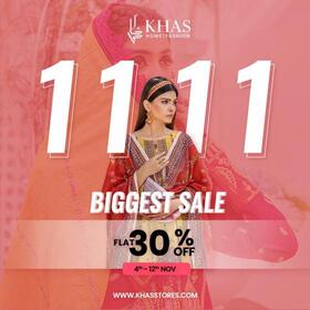 Khas clothing Store 's 11.11 Sale