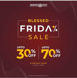 Mohsin Saeed Fabrics Blessed Friday Sale 2023