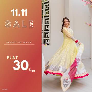 Zahra Ahmad clothing 11.11 Sale