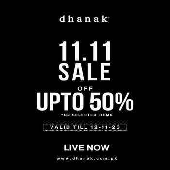 Dhanak Clothing 11.11 Sale