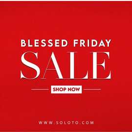 Soloto Shoes Blessed Friday Sale 2023