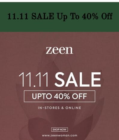 Zeen by CAMBRIDGE Clothing 11.11 Sale