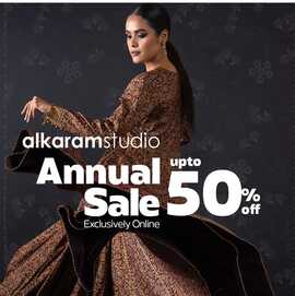 Alkaram Studio Annual Sale 2023