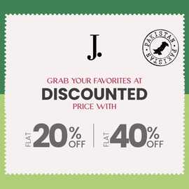 J. Clothing Jinnah Day Sale 2023