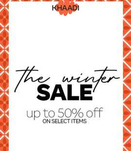 Khaadi Clothing Winter Sale