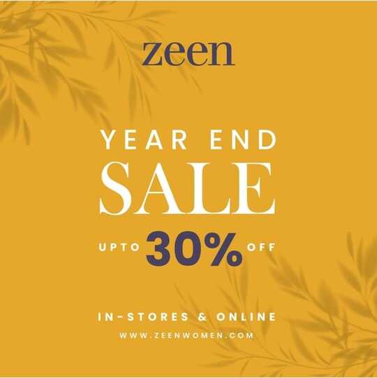 Zeen Clothing Year End Sale