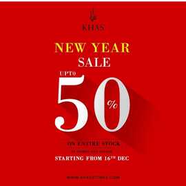 Khas Stores New Year Sale 2024