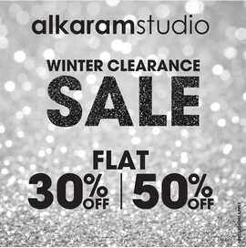 Alkaram Studio Winter Clearance Sale 2024