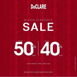 Declare Clothing Pakistan Winter Sale