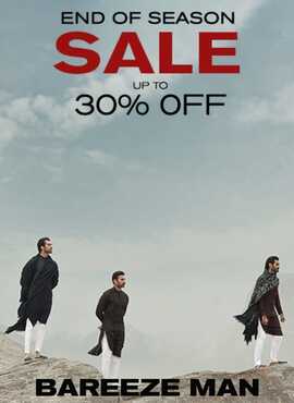 Bareeze Man Winter Sale Upto 30 Off