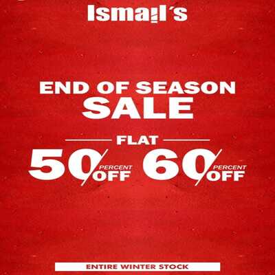 Ismails Clothing Winter Sale 2024