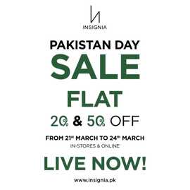 Insignia Shoes And Bag Store Pakistan Day Sale