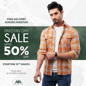 Mendeez Clothing Pakistan Day Sale