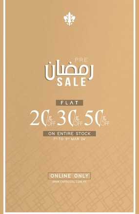 Charcoal Clothing Pakistan Pre Ramadan Sale