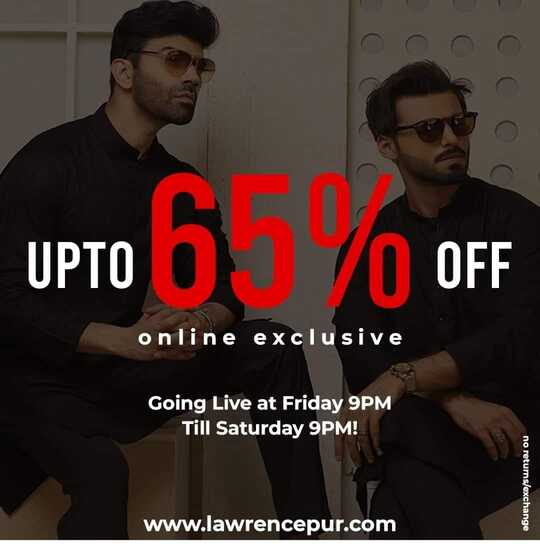 Lawrencepur Clothing Eid Day Sale