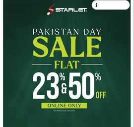 Starlet Shoes Pakistan Day Sale
