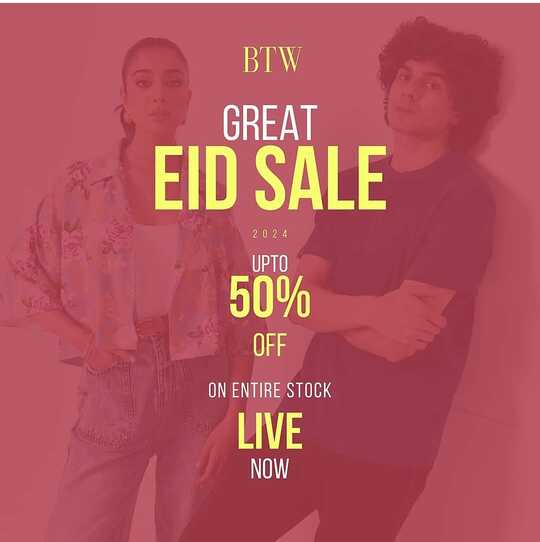 Btw Clothing Pakistan Eid Day Sale