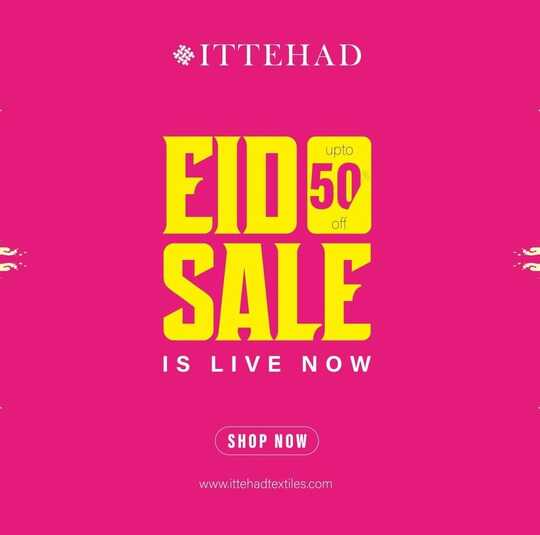 Ittehad Textiles Eid Summer Sale 2024