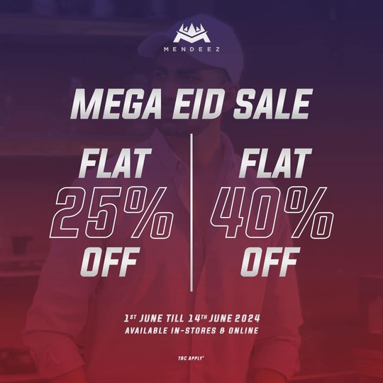 Mendeez Clothing Eid Sale 2024