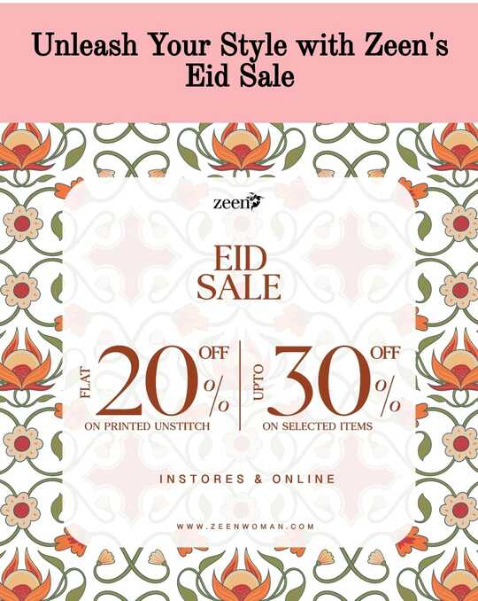 Zeen Clothing Eid Day Sale 2024 (1)