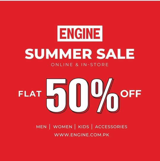 Engine Clothing Summer Sale 2024