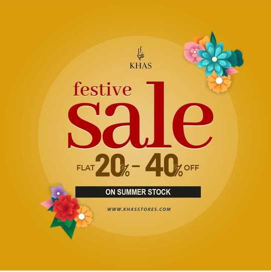 Khas Stores Clothing Summer Sale 2024