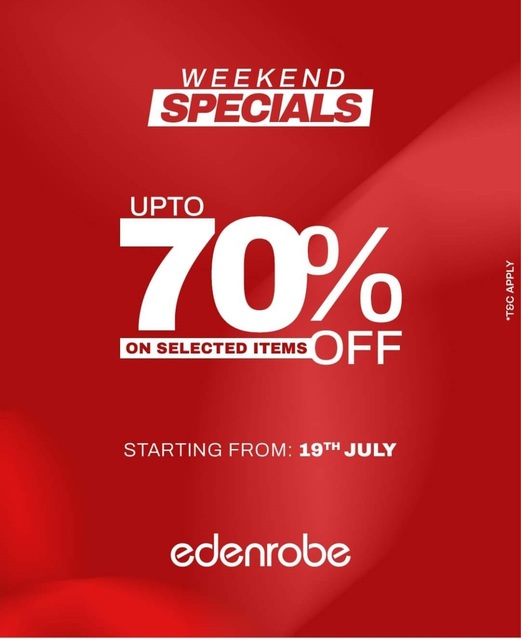 Edenrobe Clothing Super Weekend Sale 2024 (1)