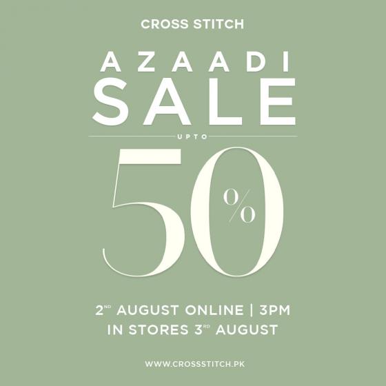 Cross Stitch Clothing Azadi Sale 2024