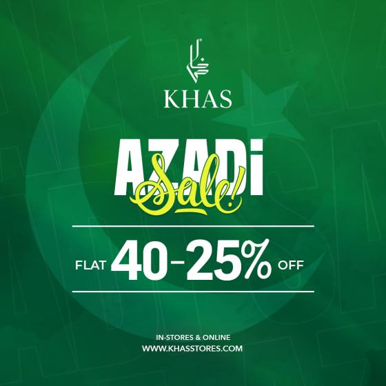 Khas Stores Azadi Sale 2024