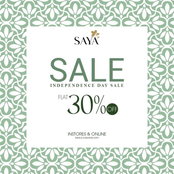 Saya Independence Day Sale 2024