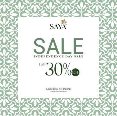 Saya Clothing Independence Day Sale 2024