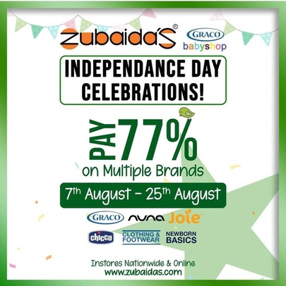 Zubaidas Official Azadi Sale 2024