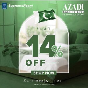 Diamond Foam Azadi Sale 2024