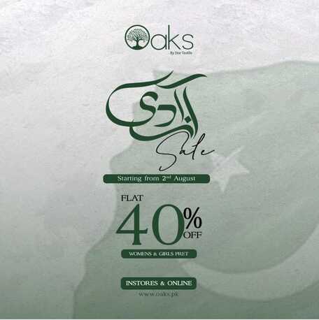 Okas Clothing Azaadi Sale 2024