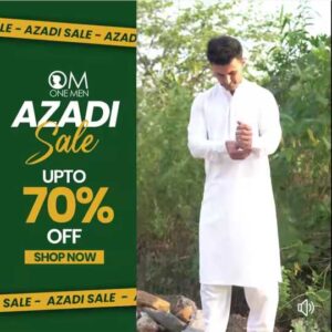 Onemen Clothing Store Azadi Sale 2024