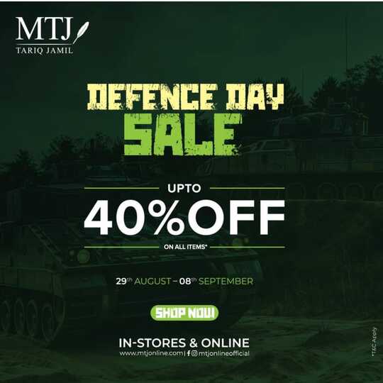 Mtj Clothing Defence Day Sale 2024