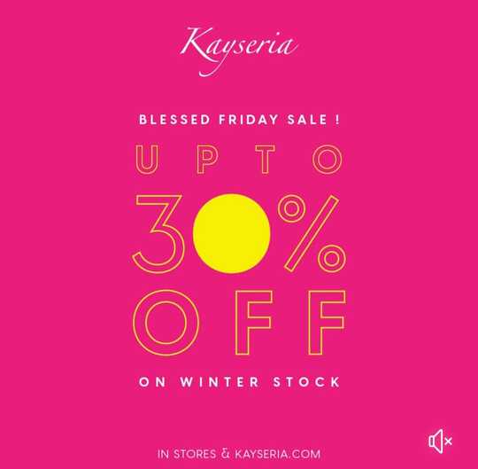 Kayseria Clothing Blessed Friday 2024