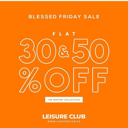 Leisure Club Clothing, Blessed Friday Sale