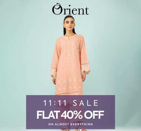 Orient Pakistani Clothing 11.11 Sale 2024