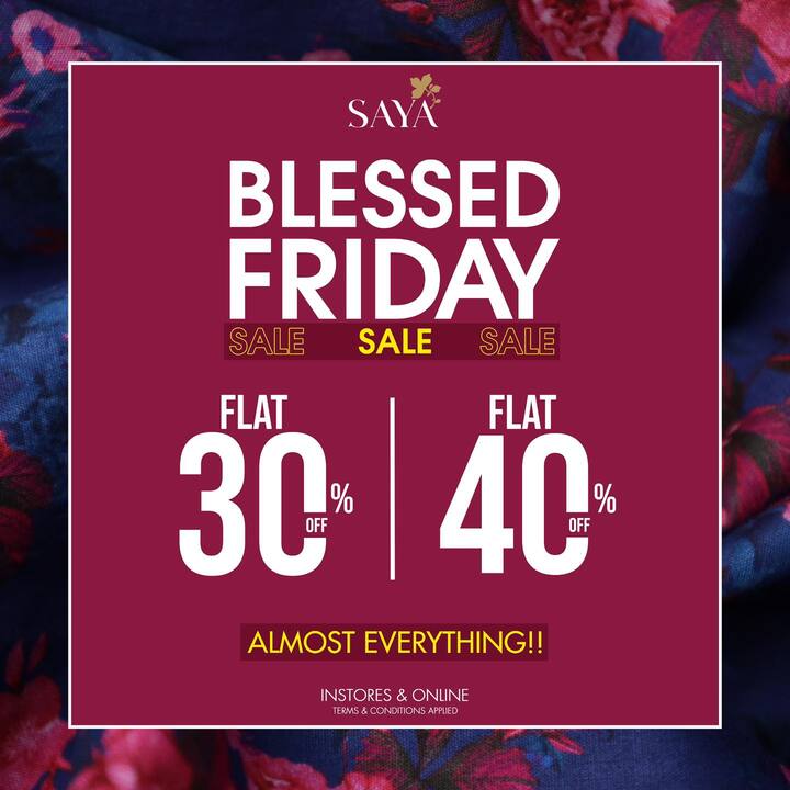 Saya Clothing Blessed Friday Sale