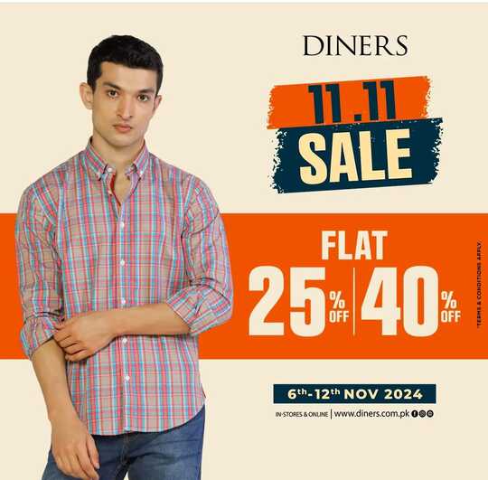 Diners Clothing 11.11 Sale 2024