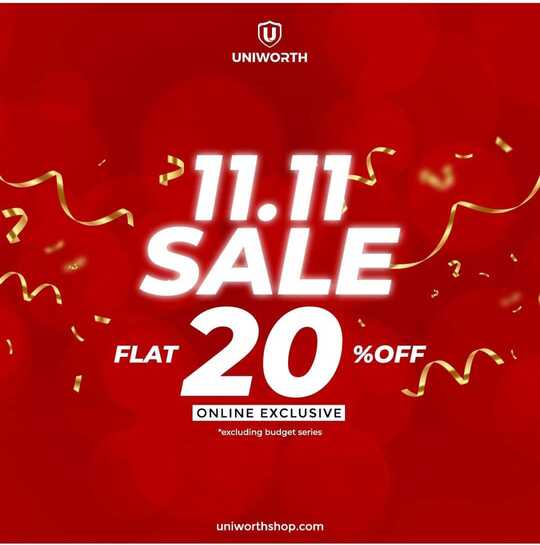 Uniworth Men Clothing Store 11.11 Sale 2024